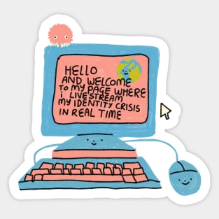 Identity Crisis PC Sticker